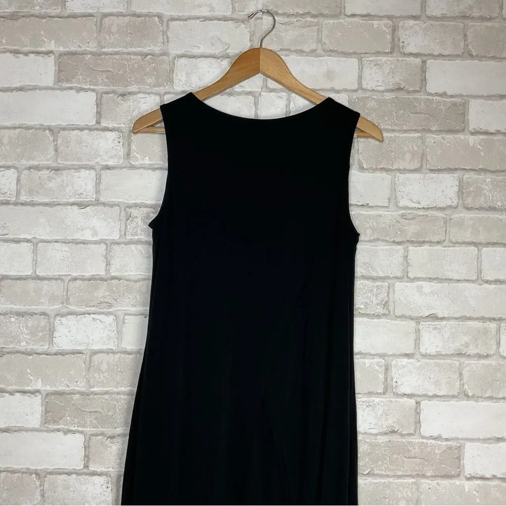 CAbi Beyond Tee Black Sleeveless Tunic Top Size S